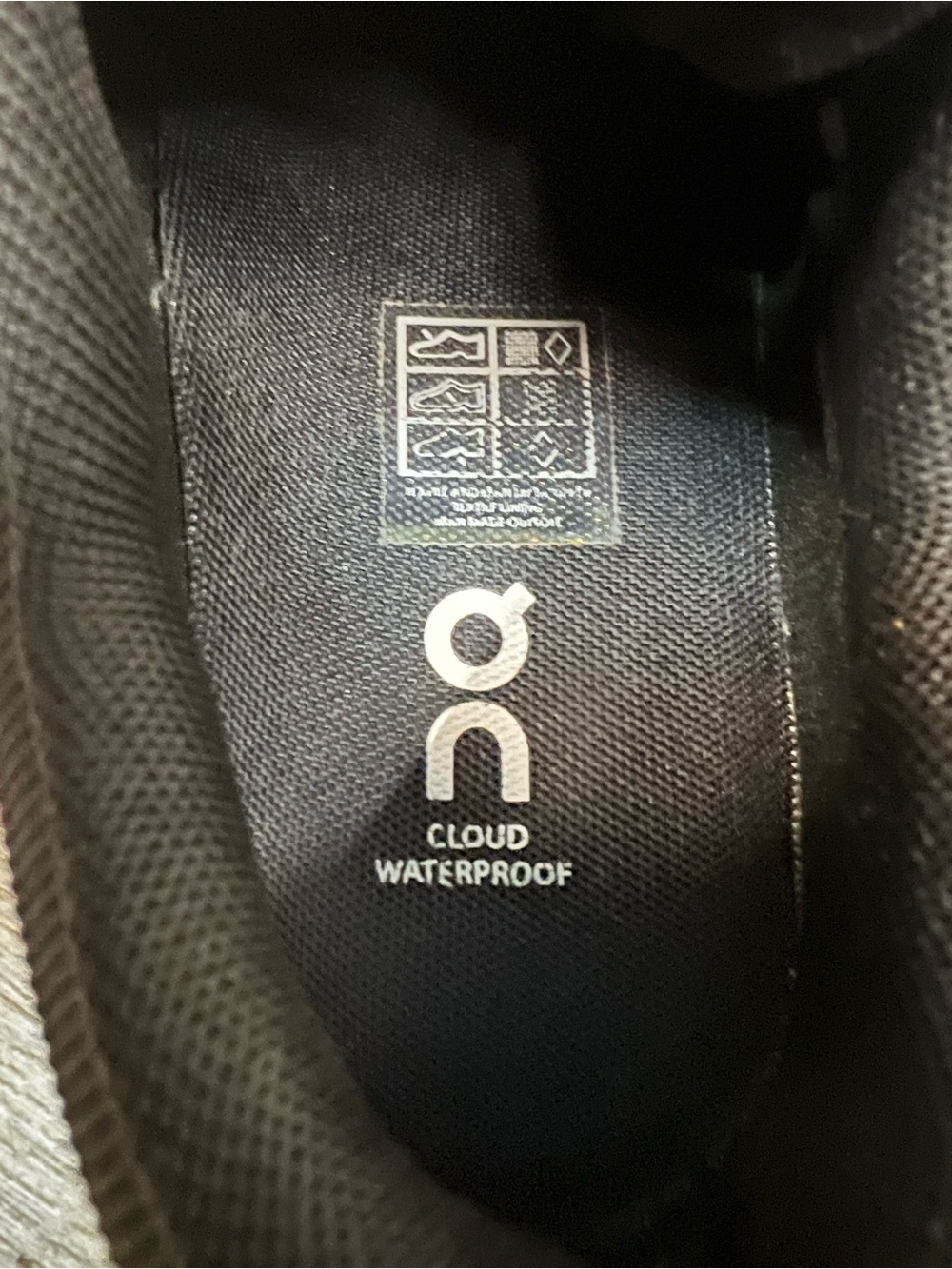 On Running Waterproof Shoes - Black - Picture 6 of 7